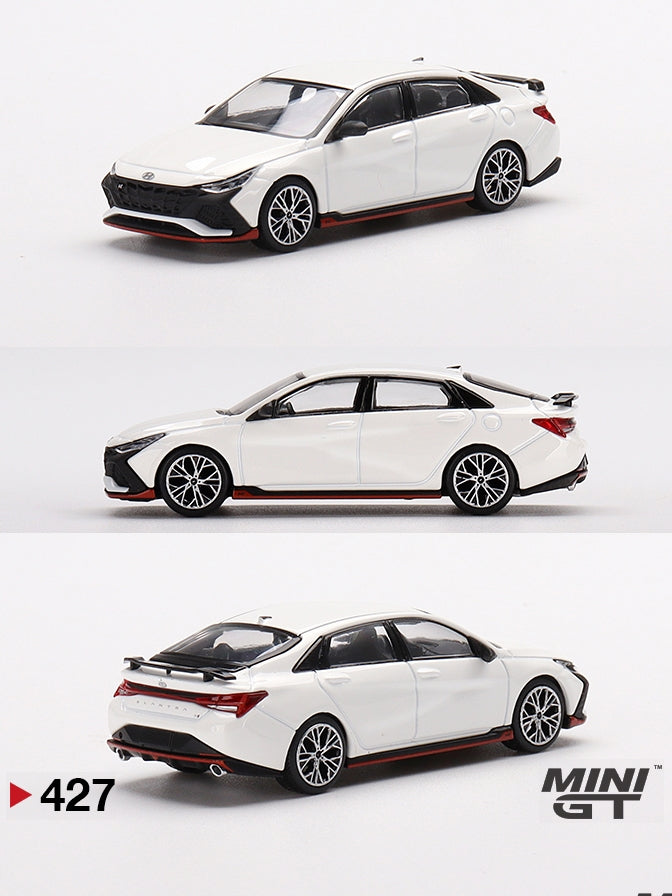 MiniGT Hyundai Elantra N Ceramic White
