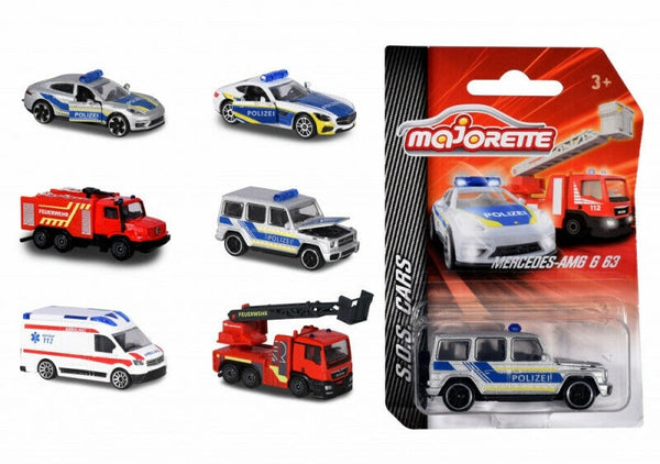 Majorette S.O.S. Vehicles 1:64 set completo 6 modelos de rescate