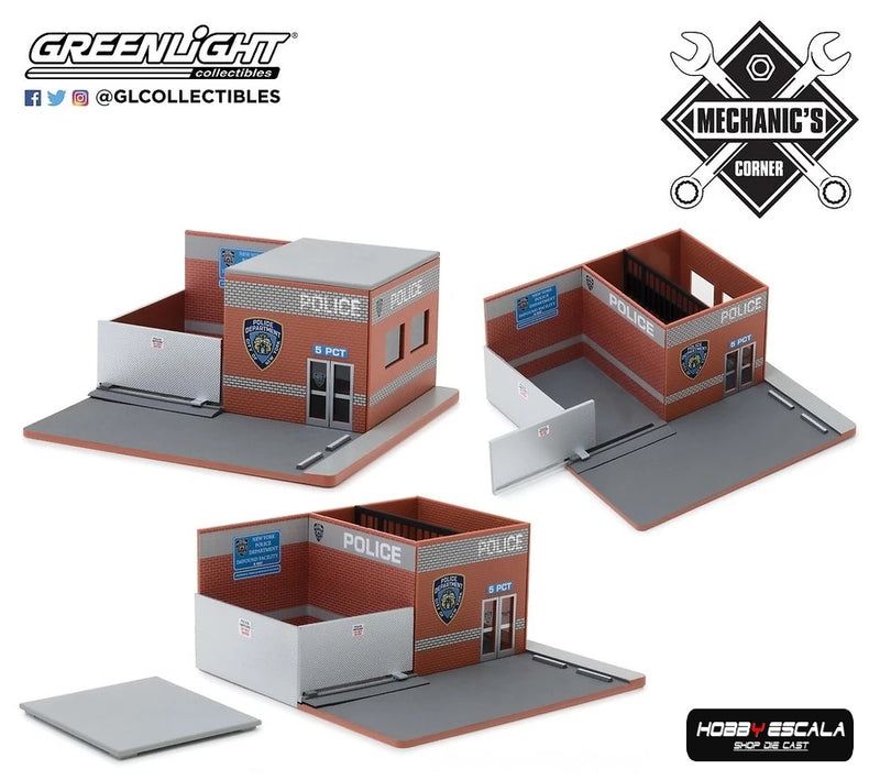 Diorama Comisaria de policia New York 1/64