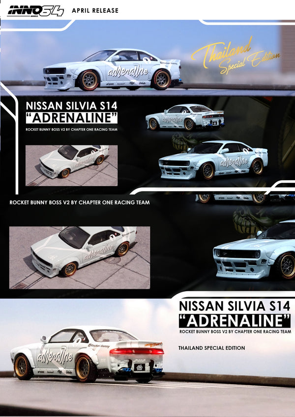 Nissan Silvia S14 Rocket Bunny Boss. Inno64