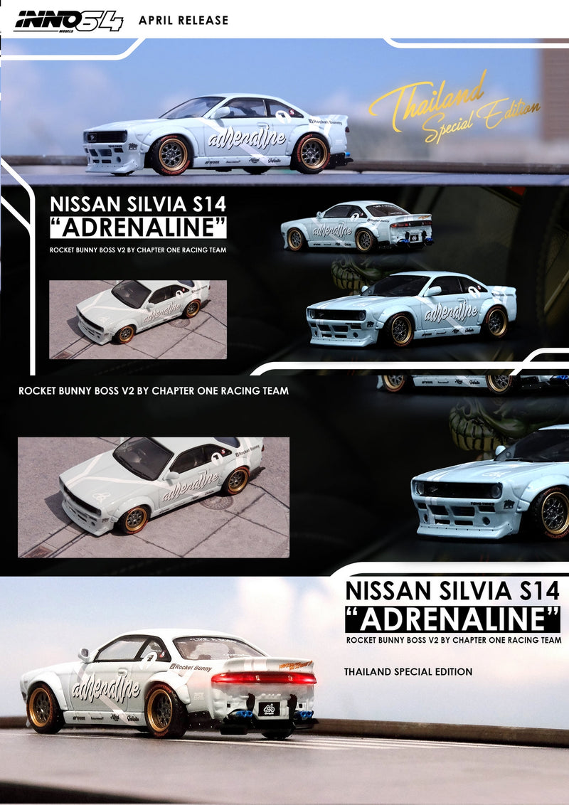 Nissan Silvia S14 Rocket Bunny Boss. Inno64