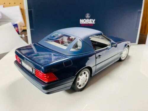 Mercedes-Benz 500 SL 1989 - Blue metallic Norev 183717