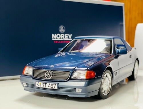 Mercedes-Benz 500 SL 1989 - Blue metallic Norev 183717