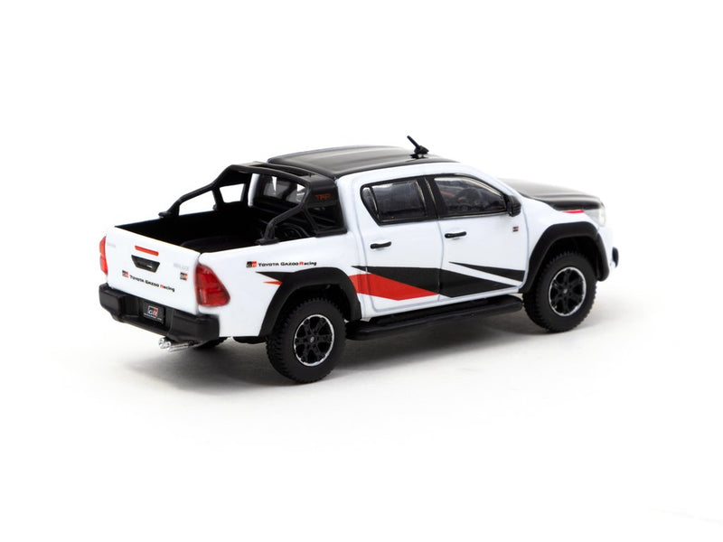 Tarmac Works 1/64 Toyota Hilux White - HOBBY64