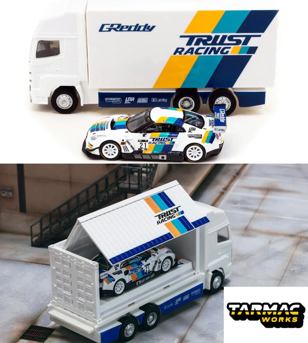Tarmac Works 1/64 Nissan GT-R NISMO GT3 GT + CAMION