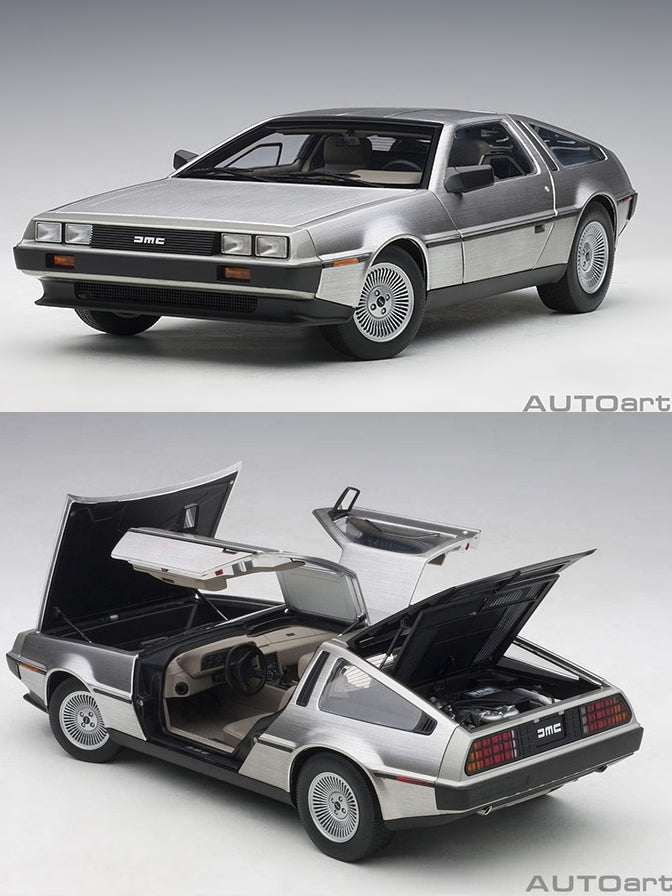 Delorean DMC-12 Satin Finish 1981 1/18 AUTOart