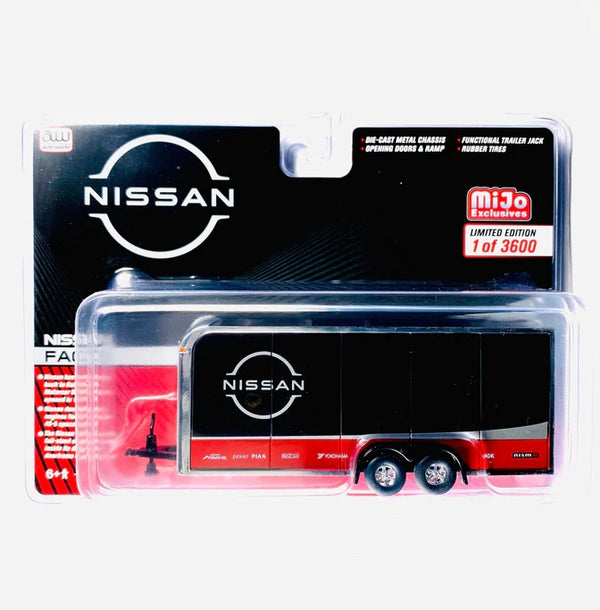 AUTO WORLD MIJO EXCLUSIVE NISSAN Remolque 1:64
