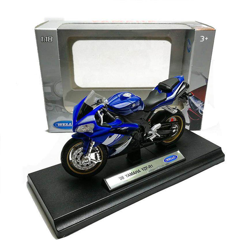Yamaha YZF-R1 2008 Azul 1:18 Welly 12806