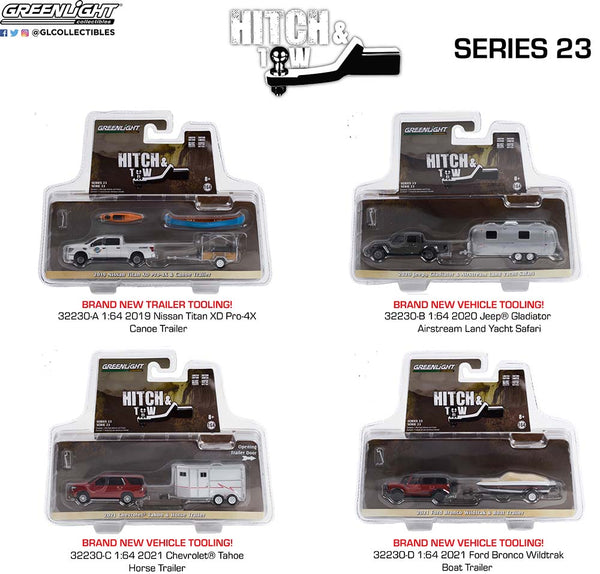 Greenlight Set 1/64 *Hitch & Tow Series 23*