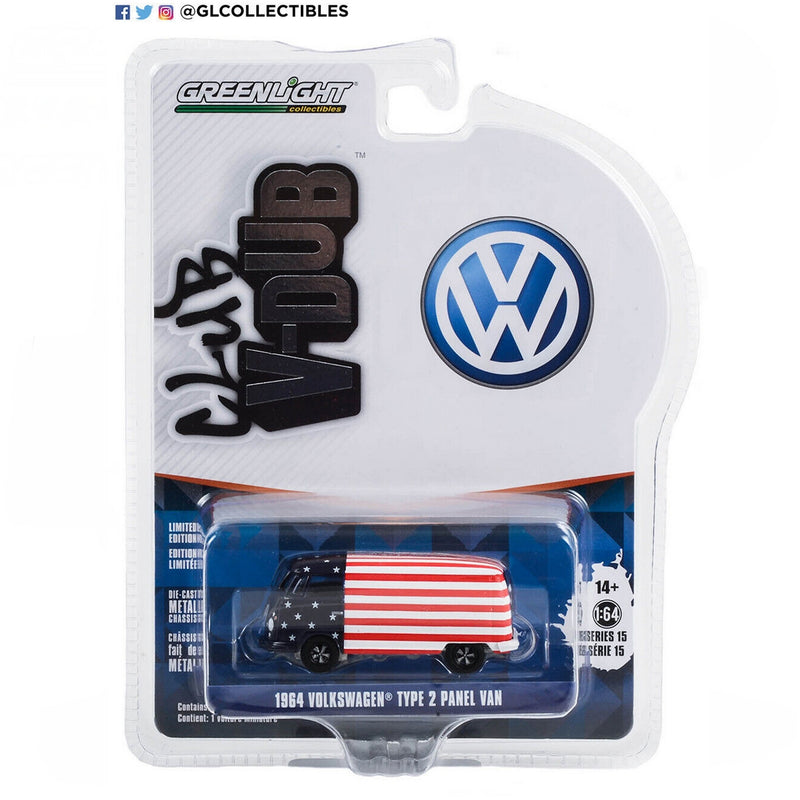 1964 Volkswagen Type 2 Panel Van American Flag 1/64
