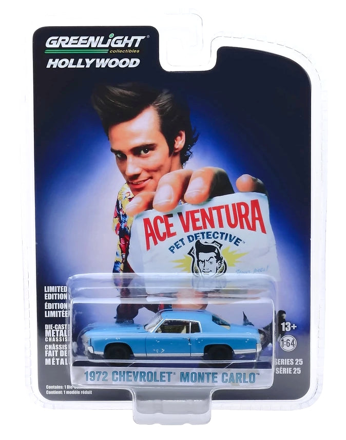 Chevrolet Montecarlo (1972) "Ace Ventura" (1994) Greenlight 1/64