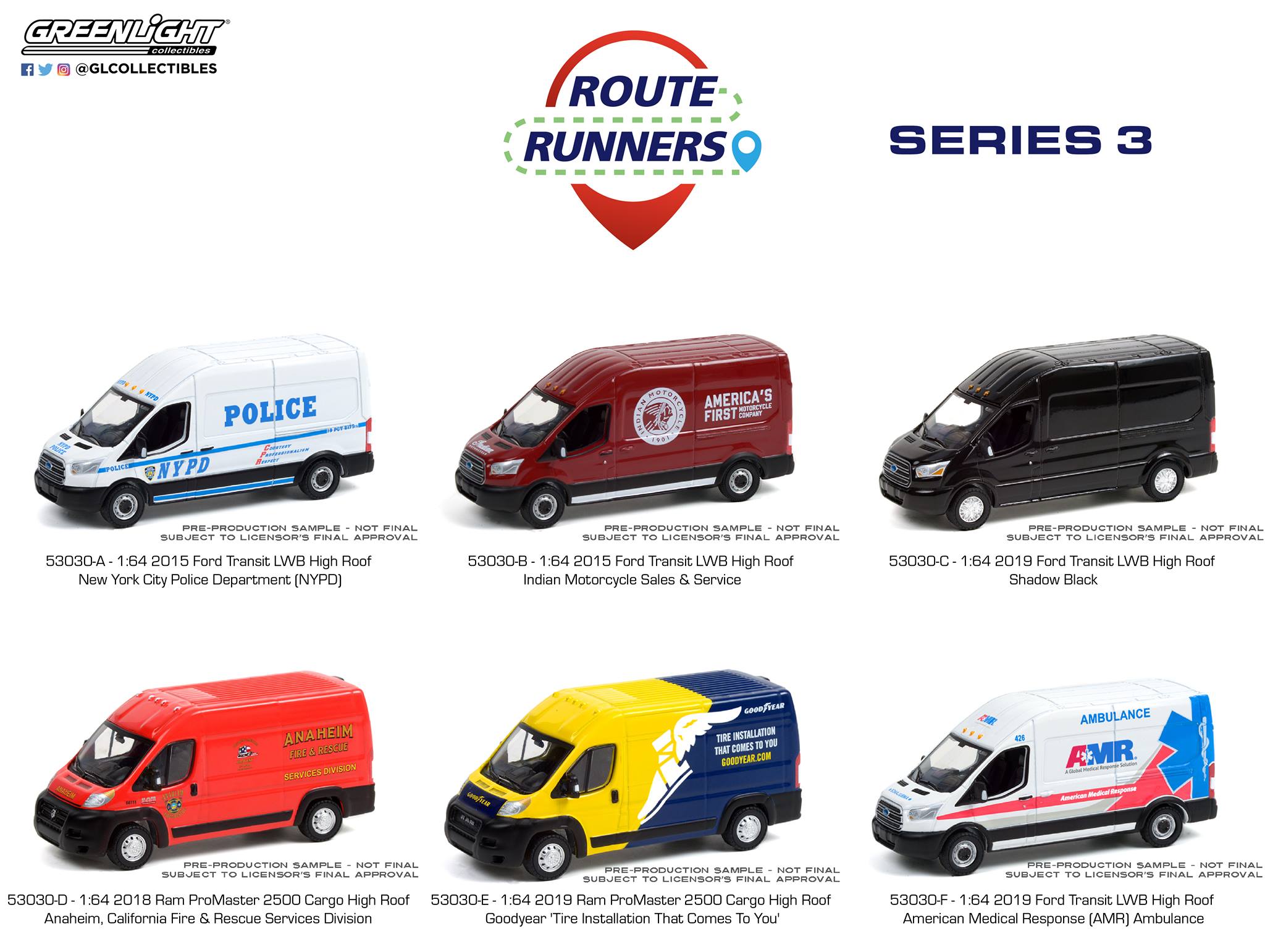 Greenlight Route Runners Series 3