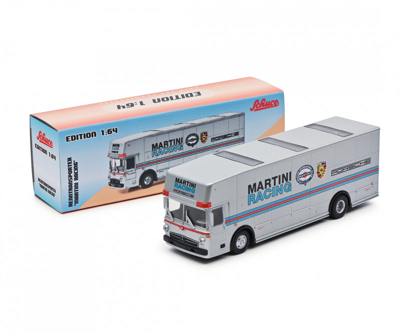 Schuco Mercedes-Benz Car Transporter - Martini Racing
