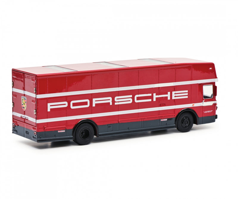 Schuco Mercedes-Benz Car Transporter - Porsche Racing