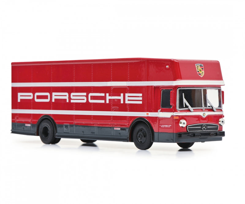 Schuco Mercedes-Benz Car Transporter - Porsche Racing