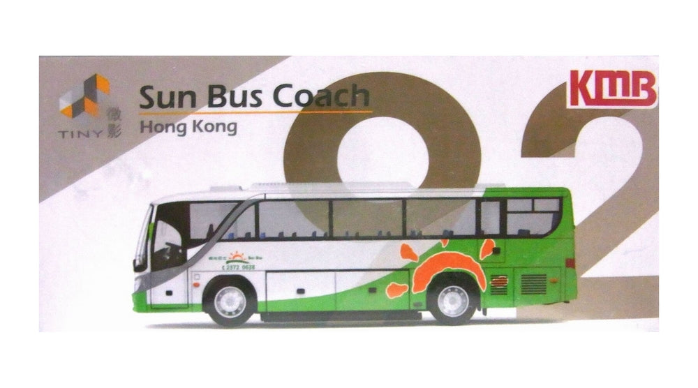 Tiny City Hong Kong HK #92 Sun Bus Coach Scale 1/110