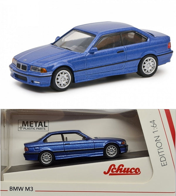 SCHUCO 1:64 BMW M3 E36 AZUL METALIZADO