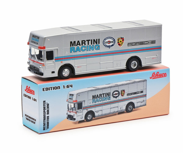 Schuco Mercedes-Benz Car Transporter - Martini Racing