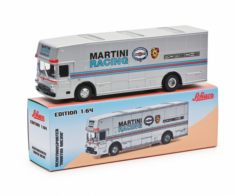 Schuco Mercedes-Benz Car Transporter - Martini Racing