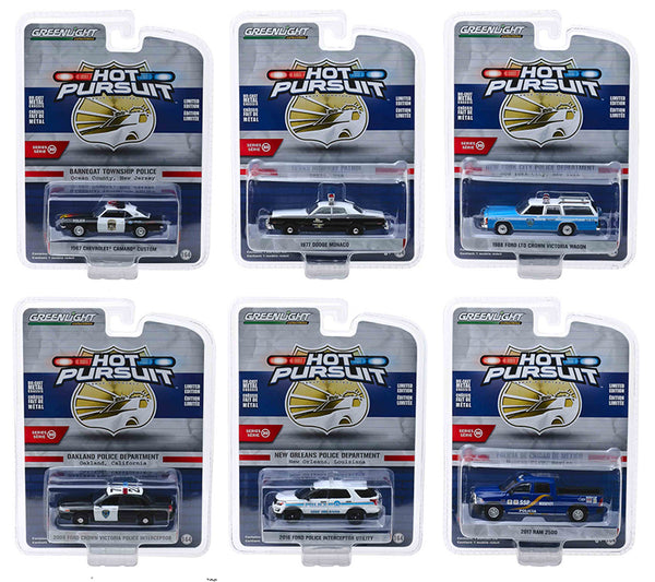 Greenlight 1/64 Hot Pursuit series 30 set completo