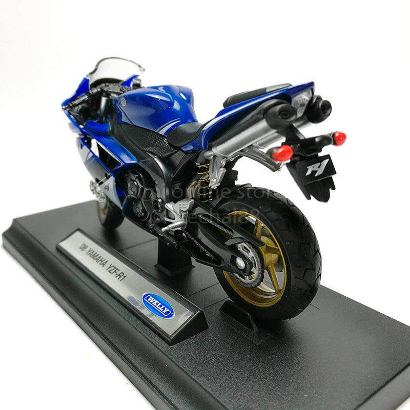 Yamaha YZF-R1 2008 Azul 1:18 Welly 12806